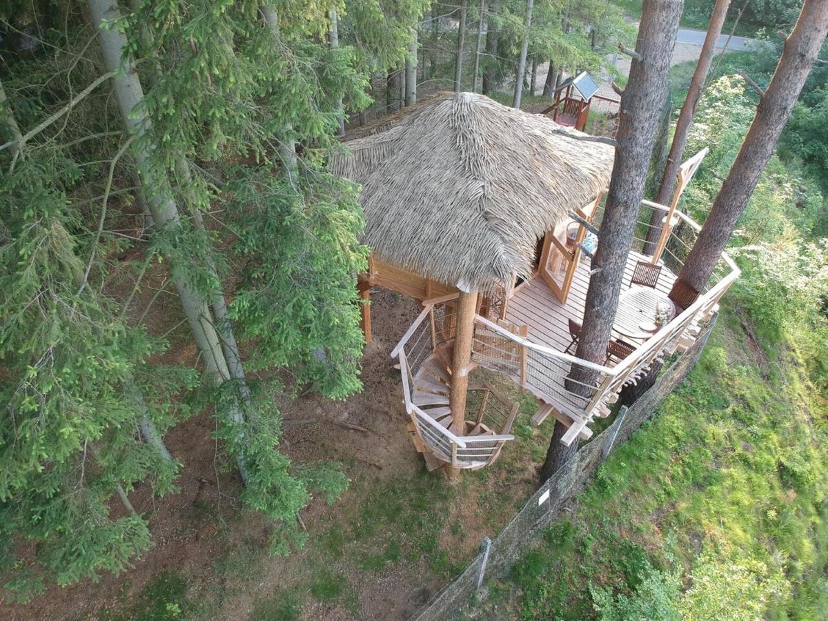 Hotel Treehouse U Rybnika à Osecna Extérieur photo